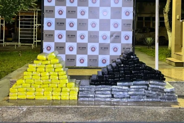 FICCO e PM apreendem 218 kg de drogas e capturam dois traficantes em Itabuna