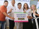 Ivana Bastos e Jerônimo Rodrigues entregam investimentos para a saúde de diversas cidades baianas