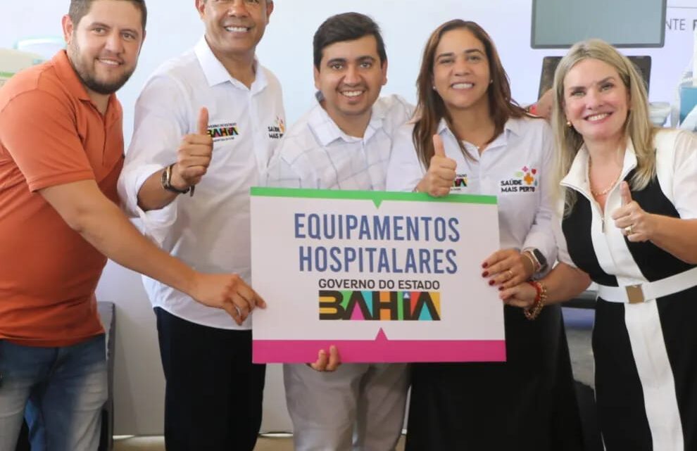 Ivana Bastos e Jerônimo Rodrigues entregam investimentos para a saúde de diversas cidades baianas