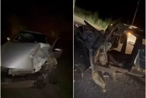 Colisão entre carros mata casal na BR-030 no trecho entre Pancadão e Caetité