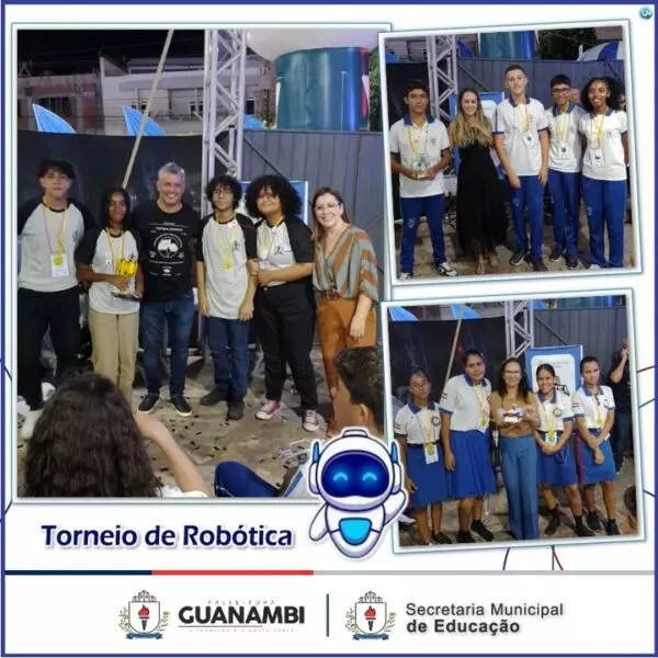 Equipe da Escola Municipal Enedina Costa de Macedo foi a grande campeã do Torneio de Robótica, promovido pela Escola SESI