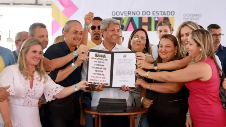 Governo do Estado inaugura unidade integrada das Polícias Militar e Civil em Palmas de Monte Alto e anuncia escola de tempo integral