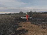 20º BBM debela incêndio em área de vegetação de fazenda em Bom Jesus da Lapa