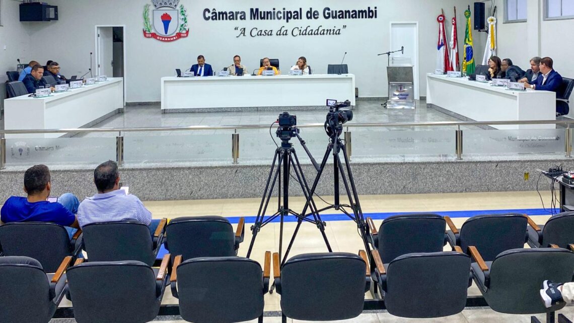Câmara Municipal de Guanambi aprova diversos Projetos de Lei e Resoluções