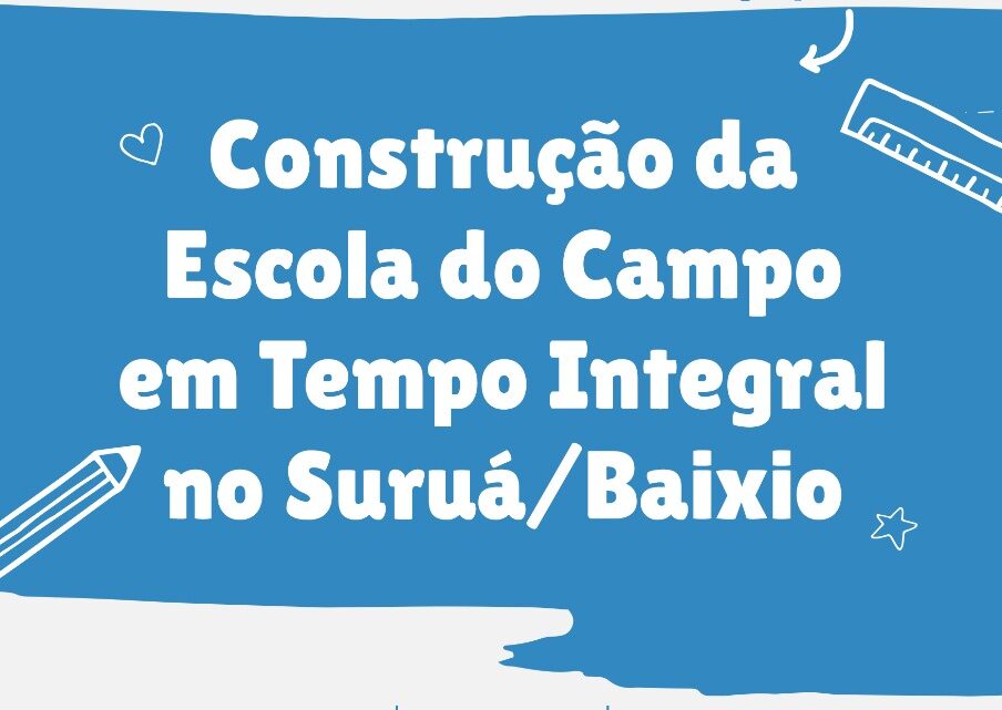 Prefeito de Guanambi dará Ordem de Serviço nesta sexta (7), às 16h, para construção da Escola do Campo de Tempo Integral no Suruá