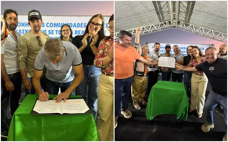 Em ato histórico, Prefeito de Guanambi assina Ordem de Serviço para construção da Escola do Campo em Tempo Integral no Suruá, região do Baixio