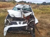 Guanambi: Carro colide com cavalo, deixa três pessoas feridas e animal morto