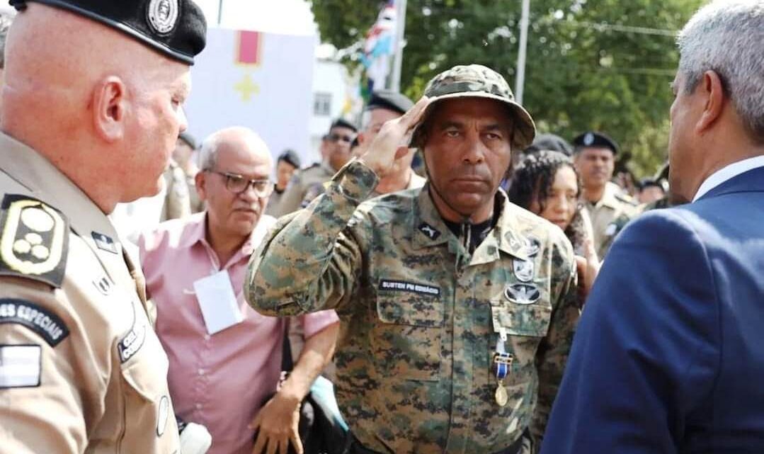 Subtenente Edmácio da Cipe Sudoeste, é agraciado com Medalha Valor de Tropa