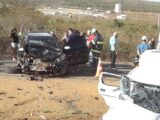 Brumadense morre após batida entre dois carros e uma carreta na BR-101