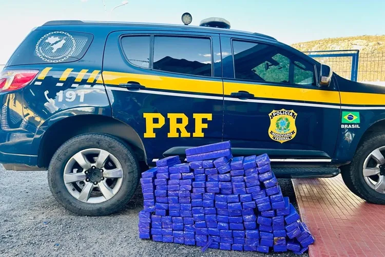 Jequié: PRF apreende 130 kg de maconha em veículo roubado