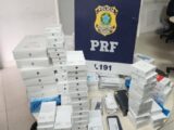 PRF apreende mais de 160 aparelhos eletrônicos transportados ilegalmente em Vitória da Conquista