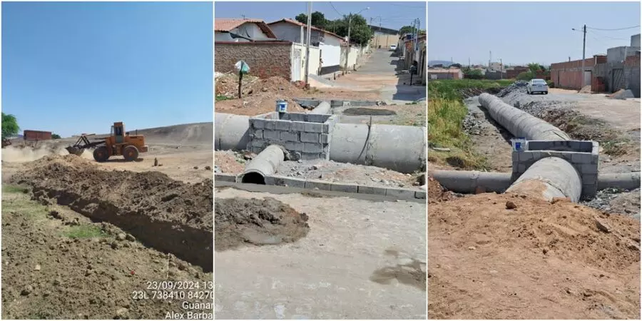 Operação Chuvas: Seinfra Guanambi executa obras para reforço de drenagem em áreas críticas da cidade