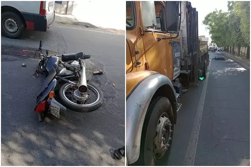 Mulher morre após perder o controle da motocicleta e ser atropelada por caminhão em Guanambi