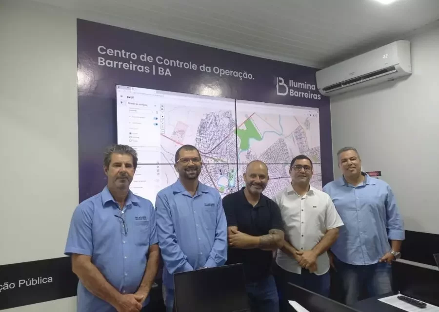 Representantes da PMG e do Consórcio Alto Sertão conhecem o funcionamento da PPP de iluminação pública de Barreiras