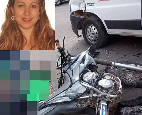 Mulher de 47 anos morre após colisão entre motocicleta e ambulância de funerária em avenida de Guanambi