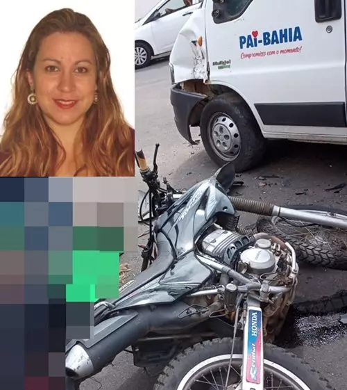 Mulher de 47 anos morre após colisão entre motocicleta e ambulância de funerária em avenida de Guanambi