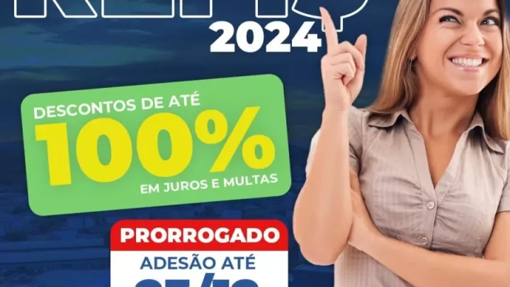 PMG prorroga até 23/12, prazo para adesão ao REFIS; programa incentiva a quitação de débitos tributários com descontos de até 100% em juros e multas