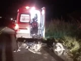 Homem é intubado após colisão entre duas motocicletas na BR-030, em Guanambi