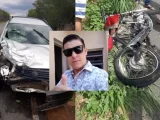 Uma pessoa morre em acidente entre carro e moto em Sebastião Laranjeiras