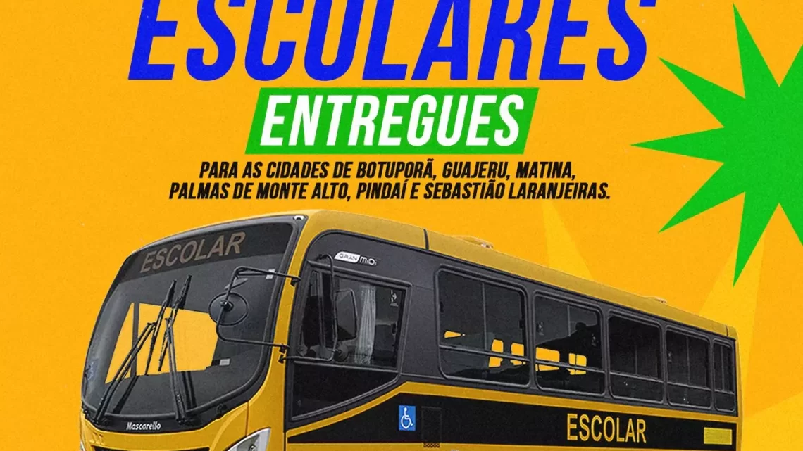 Deputado Charles Fernandes garante novos ônibus escolares para municípios baianos