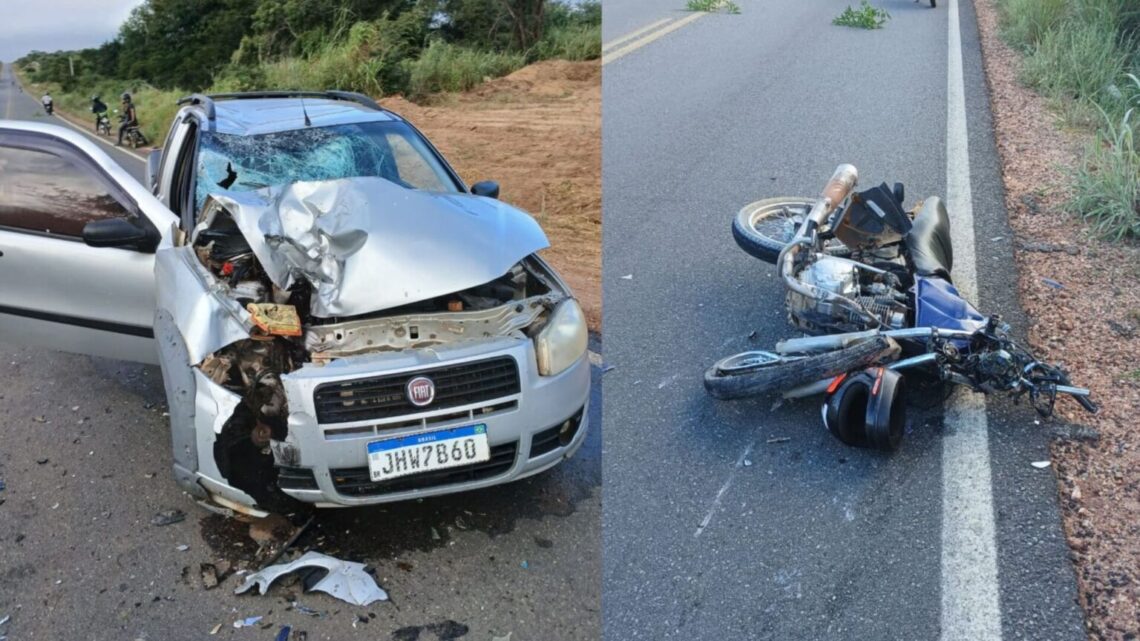 Jovem de 20 amos morre em acidente entre moto e carro na BR-122 em Caetité Jovem de 20 amos morre em acidente entre moto e carro na BR-122 em Caetité