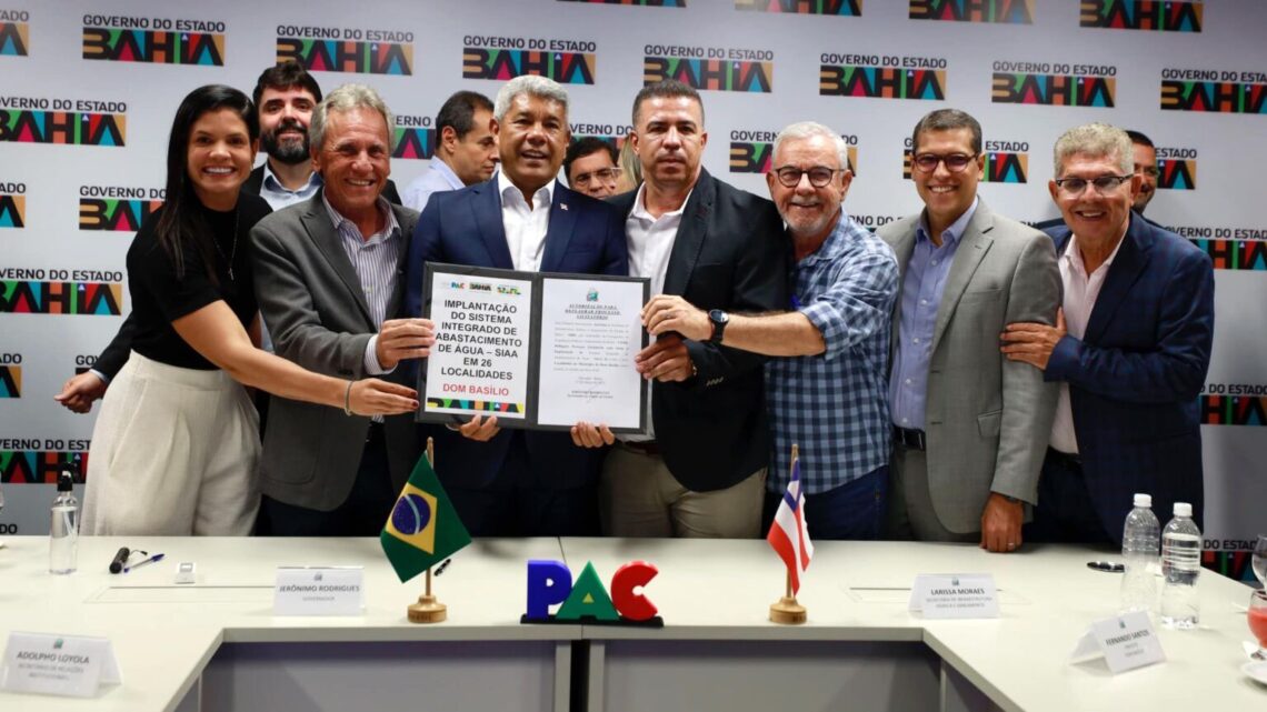 Dom Basílio: União de forças entre governos, Ivana Bastos e prefeitura garante ampliação do abastecimento de água