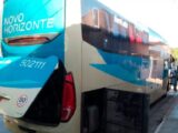 Passageiros se revoltam após ônibus da Novo Horizonte quebrar em Ibiassucê durante viagem de Brumado a São Paulo