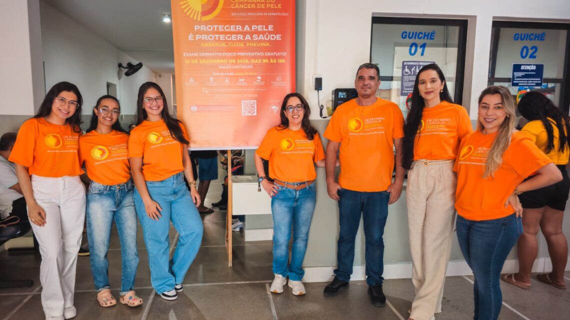 POLIMEG realizou neste sábado (13), 75 exames dermatológicos dentro do Mutirão Nacional para prevenção e detecção do câncer de pele