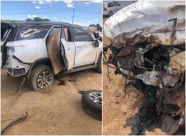 Acidente entre caminhonete e caminhão deixa dois mortos na BR-030, em Caetité