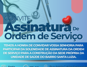 Prefeitura de Guanambi assina nesta sexta (13), às 17h, Ordem de Serviço construção da sede própria da UBS do Bairro Santa Luzia