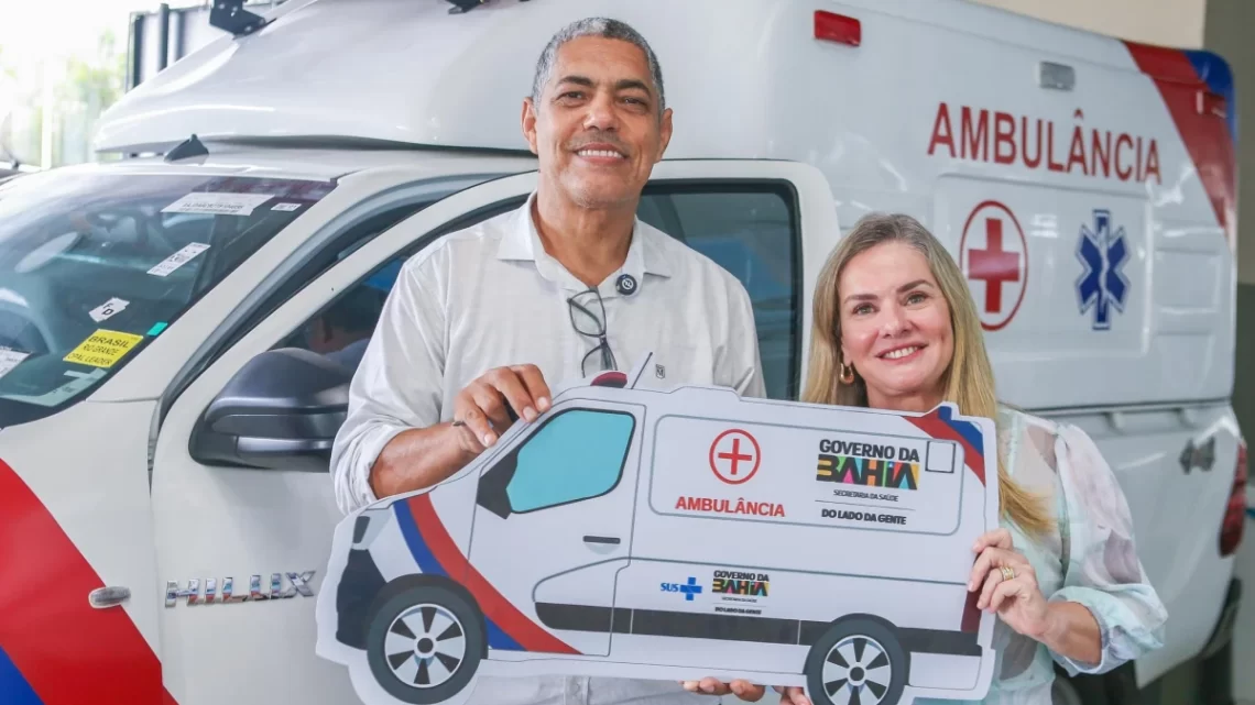 Ivana Bastos fortalece a saúde de Nova Redenção com entrega de ambulâncias, veículo e