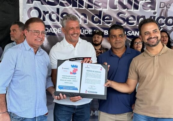 Prefeito de Guanambi assina Ordem de Serviço para construção da sede própria da UBS do Bairro Santa Luzia