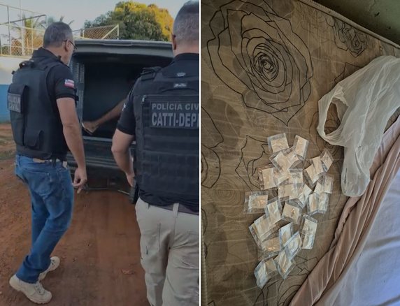 Polícia Civil prende dois suspeitos de submeter adolescente a exploração sexual e apreende drogas em Iuiu
