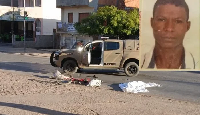 Ciclista morre após ser atropelado por carreta na BR‑430, em Bom Jesus da Lapa