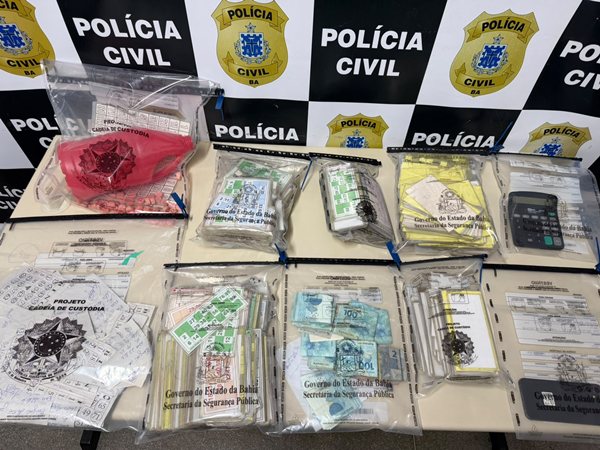 Operação da Polícia Civil fecha bingo clandestino e apreende mais de R$ 10 mil em Guanambi