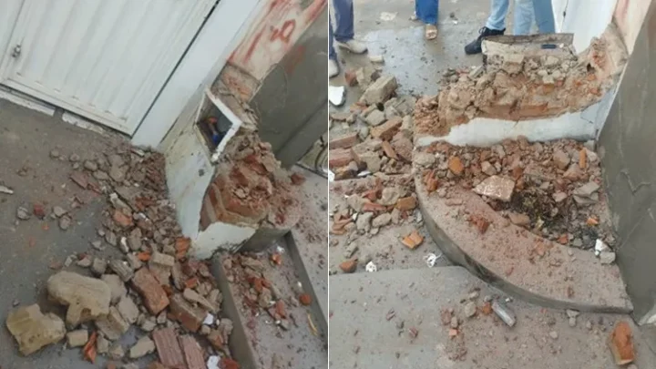 Briga por hidrômetro termina com idosa jogando telha em vizinho em Palmas de Monte Alto