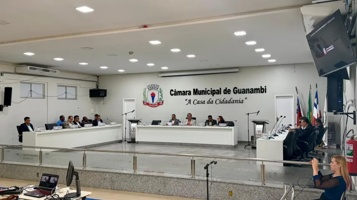 Câmara de Guanambi aprecia projetos de interesse público e debate ações de combate às drogas durante Sessão Ordinária