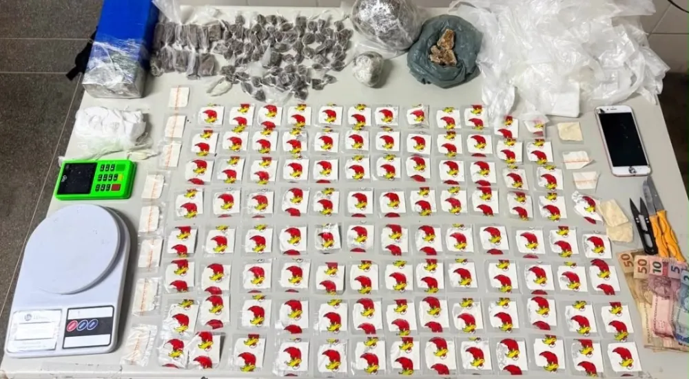 Rondesp prende suspeito com grande quantidade de drogas em Palmas de Monte Alto