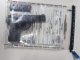 Suspeito é conduzido à delegacia e pistola é apreendida pela Rondesp-MO em Guanambi