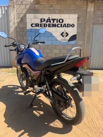 Motocicleta com restrição judicial é apreendida pela PM em Guanambi