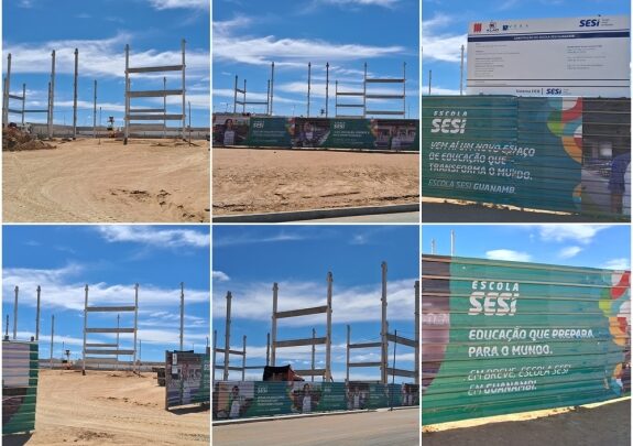 Com investimento de R$ 40 milhões, construção de moderna unidade do SESI avança em Guanambi
