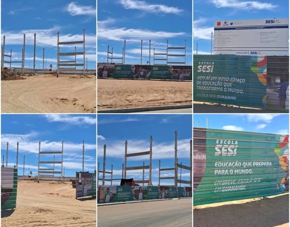 Com investimento de R$ 40 milhões, construção de moderna unidade do SESI avança em Guanambi