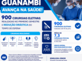 Secretaria de Saúde de Guanambi realiza 900 cirurgias eletivas no primeiro semestre e reduz drasticamente tempo de espera
