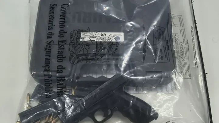 Investigado por ameaçar a ex-mulher tem pistola 9 mm apreendida em Vitória da Conquista