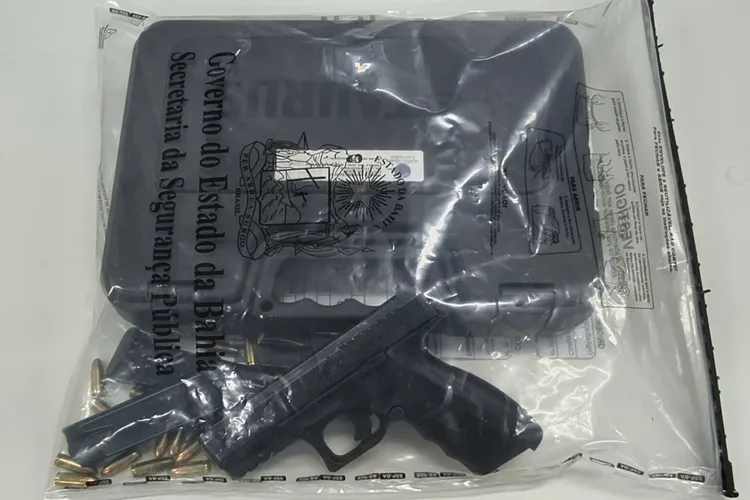 Investigado por ameaçar a ex-mulher tem pistola 9 mm apreendida em Vitória da Conquista