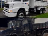 Caminhão caçamba furtado em Iuiu é recuperado na zona rural de Licínio de Almeida Caminhão caçamba furtado em Iuiu é recuperado na zona rural de Licínio de Almeida