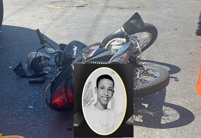 Adolescente de 17 anos morre após colisão entre motocicletas em Bom Jesus da Lapa