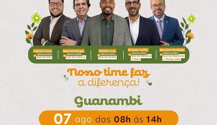Guanambi recebe campanha Meu Pai Tem Nome com exame de DNA gratuito