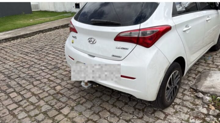 PM localiza em Candiba carro com suspeita de placa clonada e restrição de furto/roubo