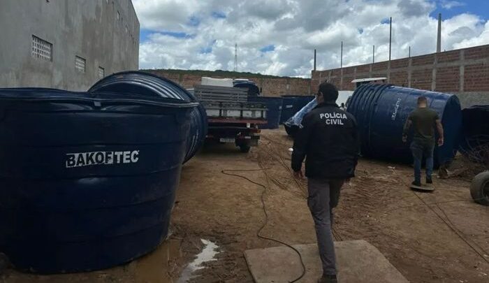 Vereadores e comerciante são presos durante operação que investiga desvio de caixas d’água no sudoeste baiano